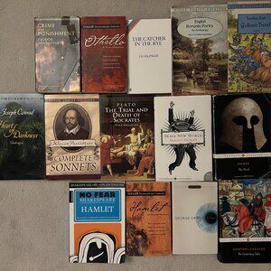 14 Preowned Classic Timeless Books